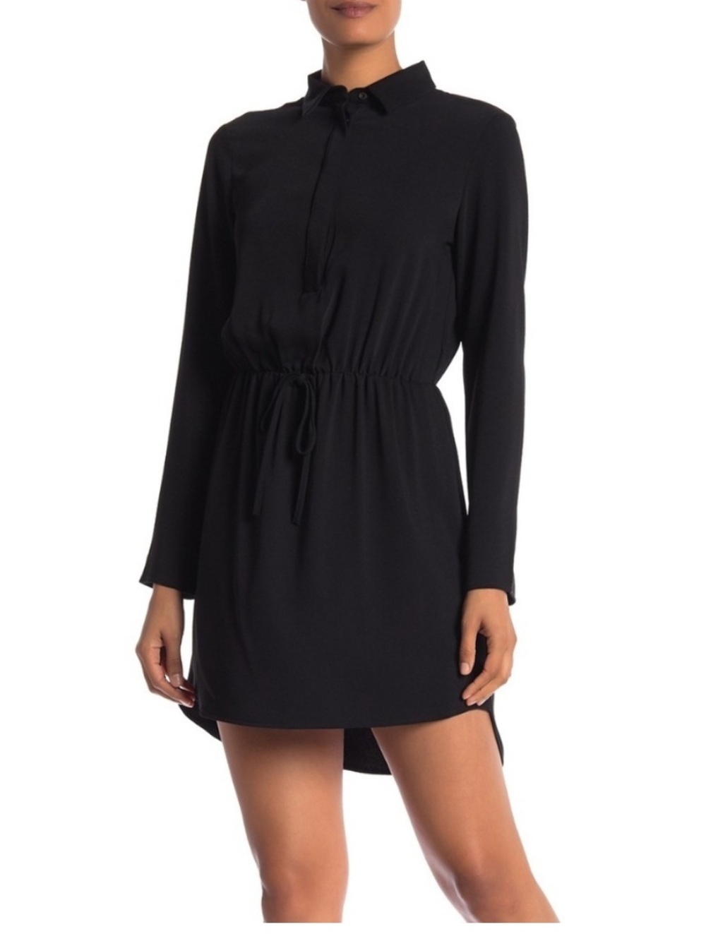 A BY AMANDA Heleni Black
Collared Tie Waist Dress
Small NWT